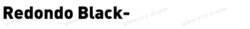 Redondo Black字体转换